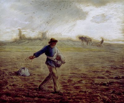 El sembrador, c.1865 de Jean Francois Millet